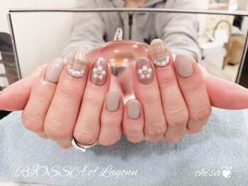 リオッサ オブ ラグーン(RIOSSA of Lagoon)/ストライプｘチェックパール