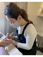 いよいよ施術です…ネイルの方