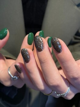 オレ(olle)/christmas nails