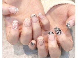 ツイードフレンチネイル
