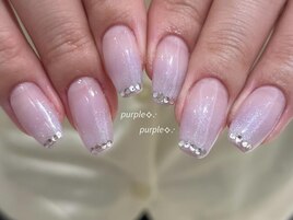 シアーパープルグラデ