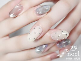 ブルーニュアンスネイル