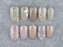 大人上品なアートが得意。カラー変更は無料でお伺いしています