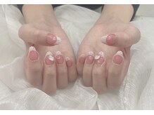 メオネイル(MEO NAIL)/可愛いフレンチネイル