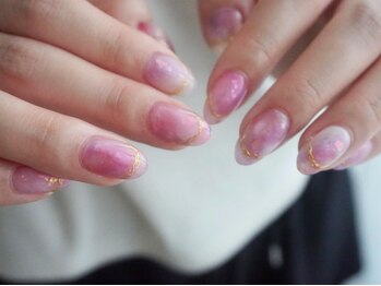 シュウ(Shu)の写真/【高技術の美爪ジェルネイル】持ち込み◎初回オフ無料フリーアートコース¥7500*指先を綺麗に魅せるプロの技