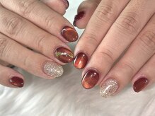 セレクト(Select)/キレイめボルドーネイル