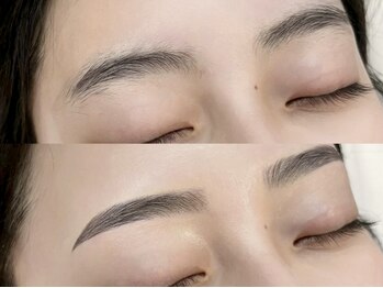 グロウ(glow)の写真/【眉の濃さ・重さ・形に迷う大人女性へ】眉カラー×眉WAXの“似合わせ眉セット”でお顔の印象UPしましょう