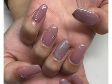 Ray 大阪梅田【パラジェルネイル/フィルイン/マグネット/長さだし/持ち込み】/チークネイル/リボンネイル