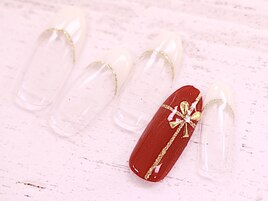 プレゼント＊リボンネイル