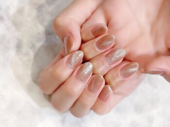ラルネイル 大宮(Lull. nail)/ブラウンベージュマグネット☆
