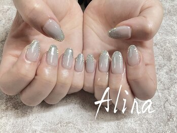 エリナネイルサロン池袋(Alina Nail Salon)/ストーンフレンチ
