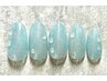  《オフ無料◎》涼しげなマグネット＋水滴ネイル♪¥4950