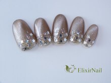 エリクサーネイル 神田(Elixir Nail)/シンプル / クーポン使用