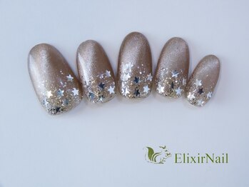 エリクサーネイル 神田(Elixir Nail)/シンプル / クーポン使用