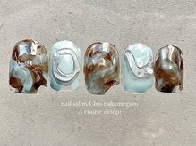 クレオ 中目黒店(Cleo)/【3月】チョコミントネイル