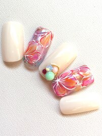 フラワーネイル