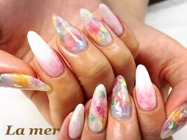 上品タイダイネイル★ 8800円