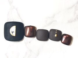 ムーン大理石アート