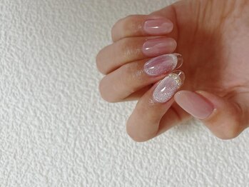 キキネイル たまプラーザ店(kikinail)/先端クリアフレンチ4本コース