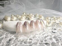 リュールネイル(lueur nail)/奥行き感ある天然石ネイル