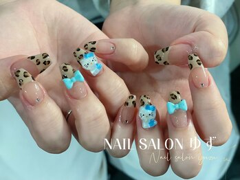 豹柄　kittyネイル9480円