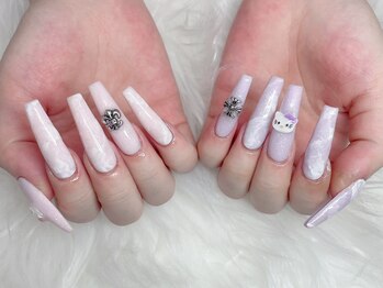 ネイルアルバ(Nail ALBA)/マーブルネイル