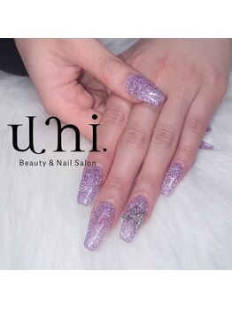 ユニ ビューティー アンド ネイルサロン(uni.Beauty&Nail salon)/ネイル/長さだし/フィルイン
