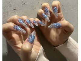 クリアネイル　長さだし　ロング