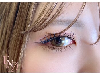 アイ アンド ネイルデイ 桂(EYE&NAIL DAY)/フラット×下エク