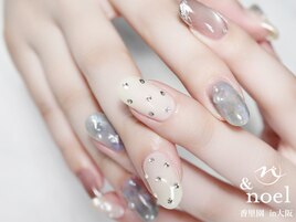ブルーニュアンスネイル