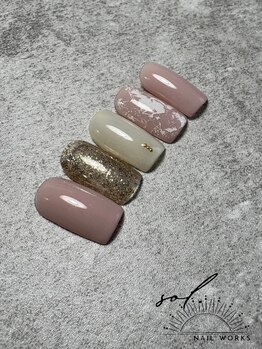 ソルネイルワークス(sol. nail works)/アートデザインM
