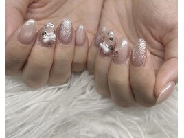 マグネットネイル/リボン/ドット