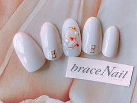 押し花×ワイヤー