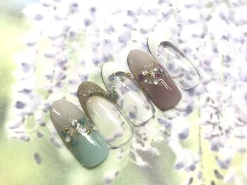 ネイルサロン マハロ(Nail salon MaHaLo)/新規付替オフ込☆ハンド¥7950