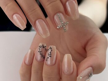 アイネイルズ 梅田店(I nails)/Yuna限定Y2Kシンプルネイル