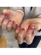 ミントリーフ バイ リート(Mint leaf by Reat)/深みピンクグラデーション