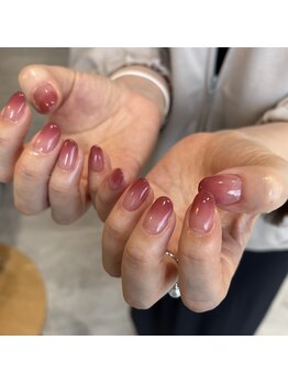 ミントリーフ バイ リート(Mint leaf by Reat)/深みピンクグラデーション