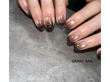 グラント ネイル 泉佐野店(GRANT NAIL)/マグネットとニュアンスシンプル