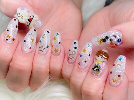 推し活ネイル/3Dパーツ/イベント