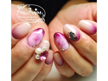 ジュジュ(Juju)/内巻きの薔薇アート