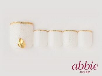 ネイルサロンアビー 北千住店(abbie)/ホワイトフット ¥9790