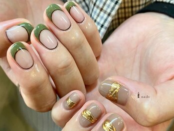 アイネイルズ 渋谷店(I nails)/ちぐはぐニュアンス￥9480[渋谷]