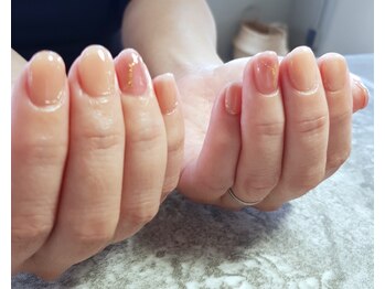 ムーラン(mulan)/#大理石ネイル#大人可愛いピンク