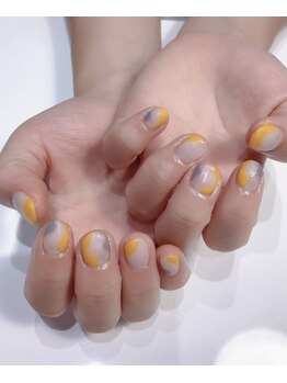 クリスタルネイルサロン(Crystal Nail)/変形フレンチ