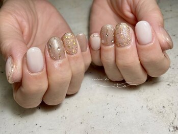 サロンド イト(salon de ito)/ショートネイル ミラーアート