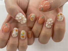 【山崎】押し花ネイル