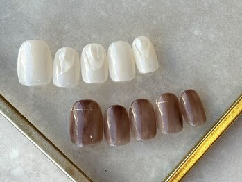 アメリアンドカシェット(Amelie&Cachette)/season nail -simple-