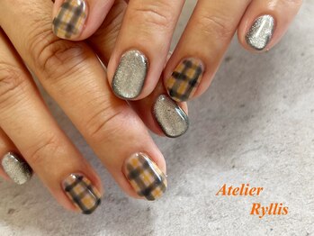 ネイビーチェック