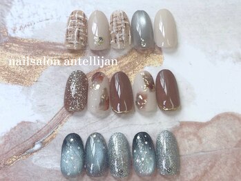 ネイルサロンアンテリジャン 大宮(Antellijan)の写真/“可愛い”が止まらない♪乙女心くすぐる!今っぽ可愛い春デザイン☆【定額スタンダードコース￥7980】