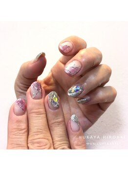 ネイルスタジオ レイナローズ(NAIL STUDIO Reina Rose)/煌めくシルバー